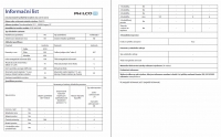 Lednice Philco PCD 3602 ENF informační list new_2